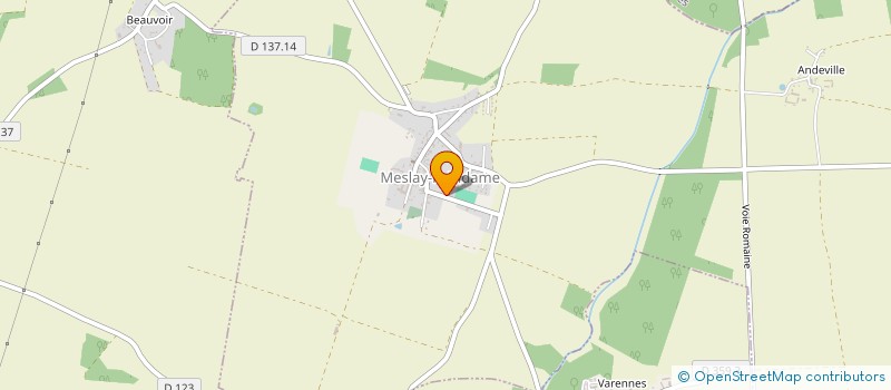 localisation de l'entreprise MADAME ALINE MAROUS à MESLAY-LE-VIDAME