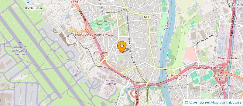 localisation de l'entreprise MADAME ALINE MARQUEZ à BLAGNAC