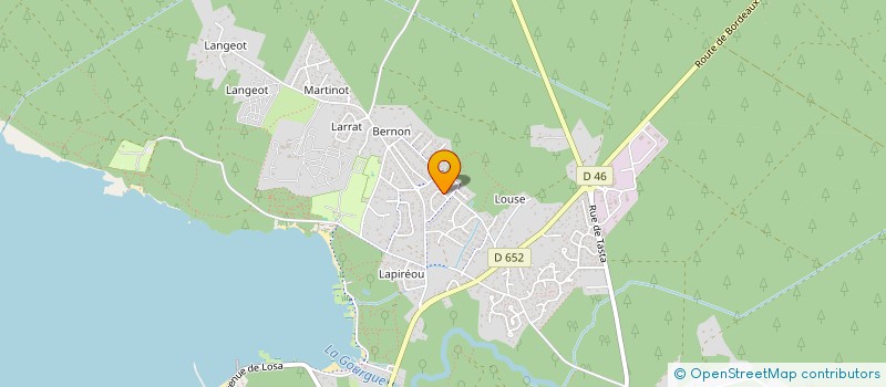 localisation de l'entreprise MADAME ALINE MATHE  SANGUINET