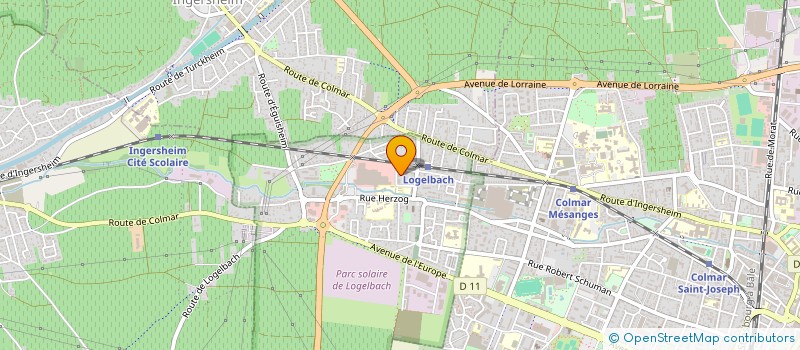 localisation de l'entreprise MADAME ALINE MAURER  WINTZENHEIM