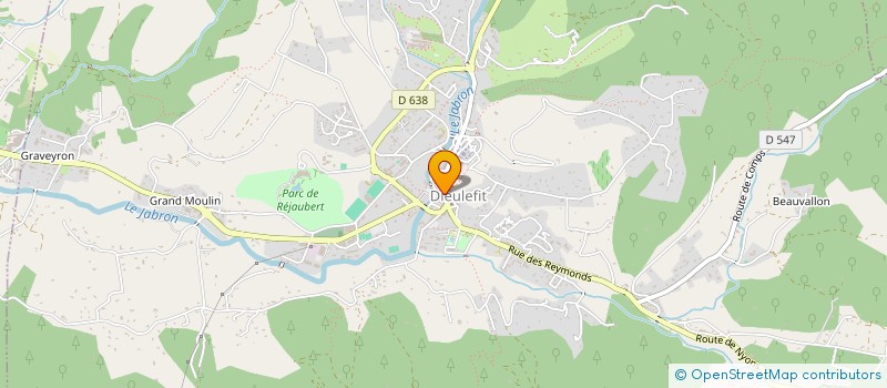 localisation de l'entreprise MADAME ALINE MAURIN à DIEULEFIT