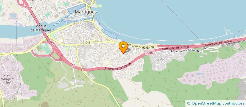 localisation de l'entreprise MADAME ALINE MAZZELLA à MARTIGUES