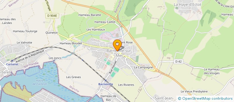 localisation de l'entreprise MADAME ALINE MELANIE ANNE LACOTTE  BARNEVILLE-CARTERET