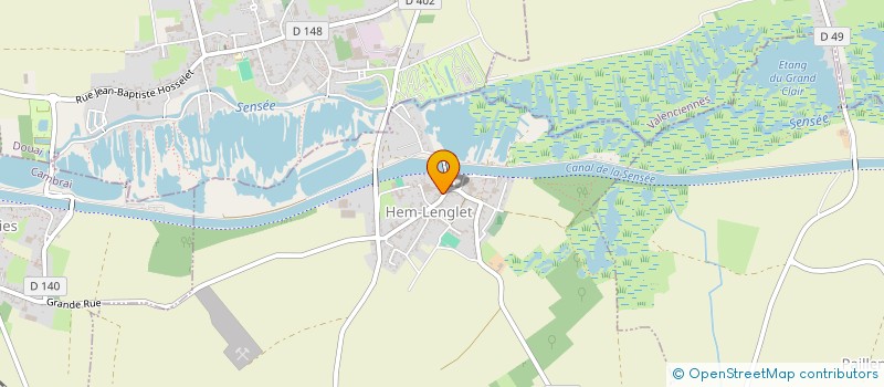 localisation de l'entreprise MADAME ALINE MELCHIOR  HEM-LENGLET