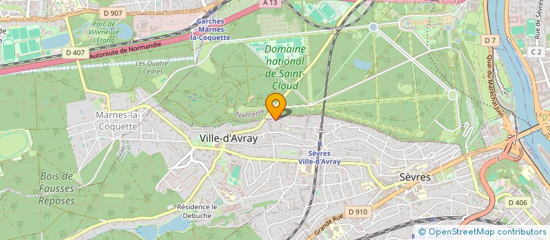 localisation de l'entreprise MADAME ALINE METLLE  VILLE-D'AVRAY