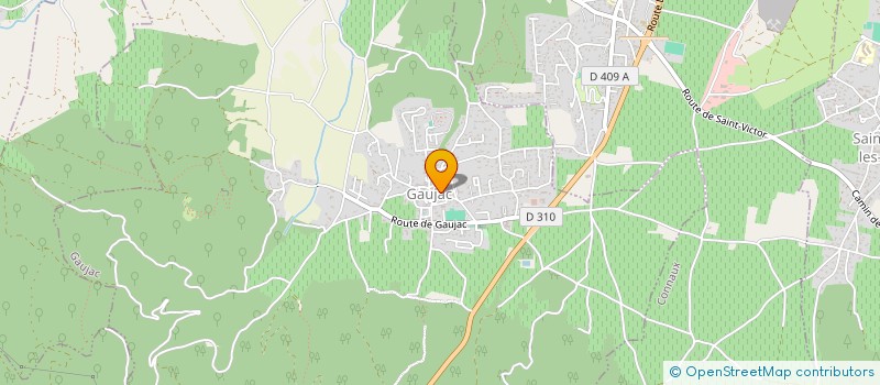 localisation de l'entreprise MADAME ALINE MICHEL  GAUJAC