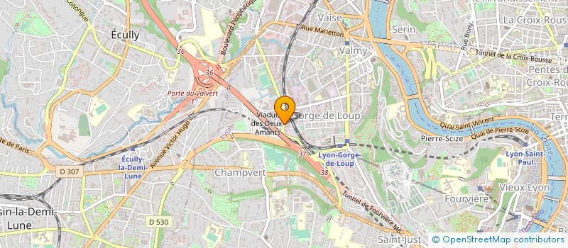 localisation de l'entreprise MADAME ALINE MILLIAREDE  LYON