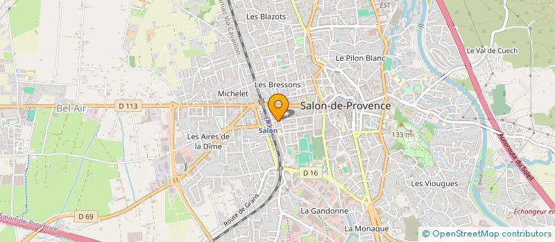 localisation de l'entreprise MADAME ALINE MIQUEE à SALON-DE-PROVENCE