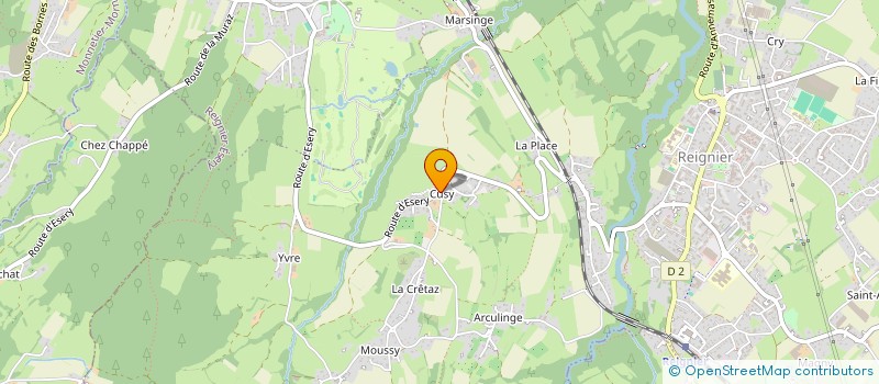 localisation de l'entreprise MADAME ALINE MIZZI  REIGNIER-ESERY