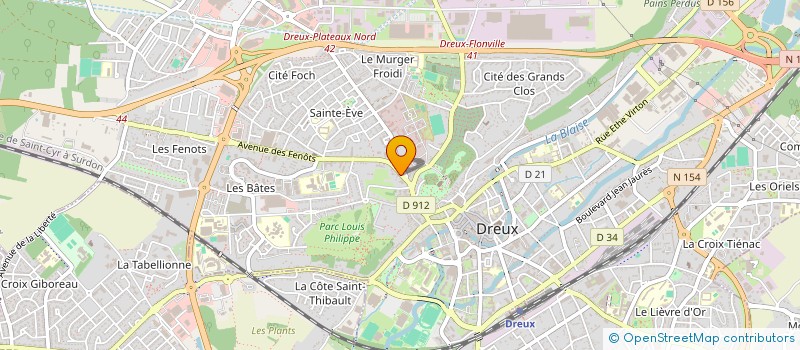 localisation de l'entreprise MADAME ALINE MONCHENY à DREUX