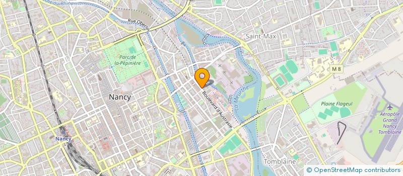 localisation de l'entreprise MADAME ALINE MONTLAHUC  NANCY