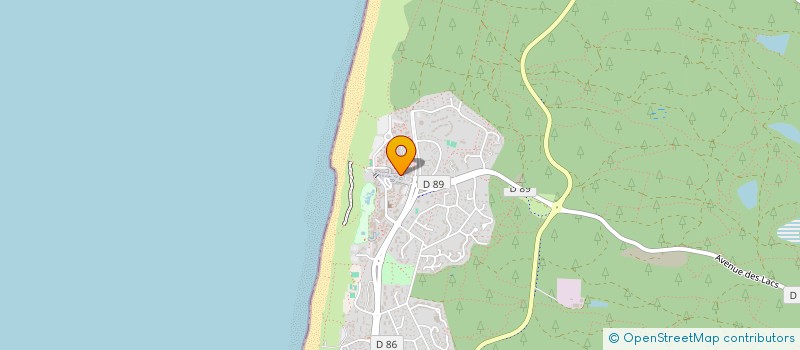 localisation de l'entreprise MADAME ALINE MOREAU  SEIGNOSSE