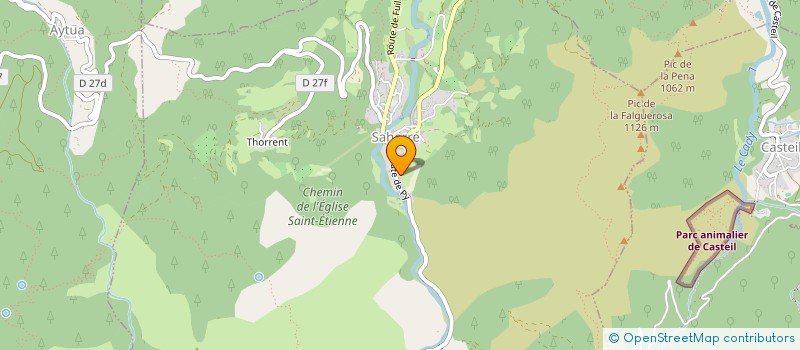 localisation de l'entreprise MADAME ALINE MOREAU  SAHORRE