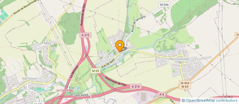 localisation de l'entreprise MADAME ALINE MORIN  NOUILLY