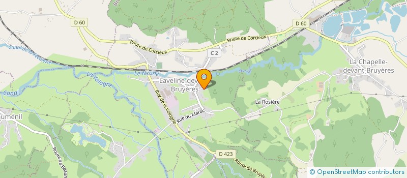 localisation de l'entreprise MADAME ALINE MOUGEL  GRANGES-AUMONTZEY