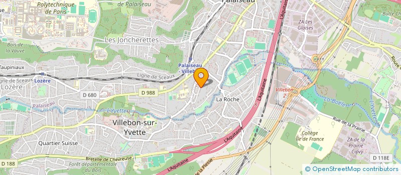 localisation de l'entreprise MADAME ALINE MOURAD  PALAISEAU