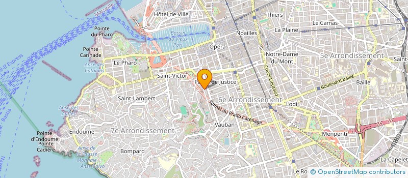 localisation de l'entreprise MADAME ALINE MOUTE  MARSEILLE