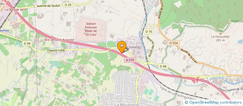 localisation de l'entreprise MADAME ALINE MULLANU  LA CRAU