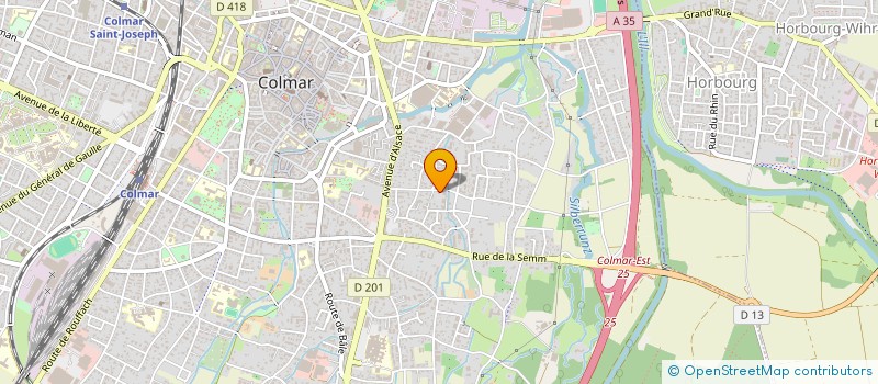 localisation de l'entreprise MADAME ALINE MURAD  COLMAR