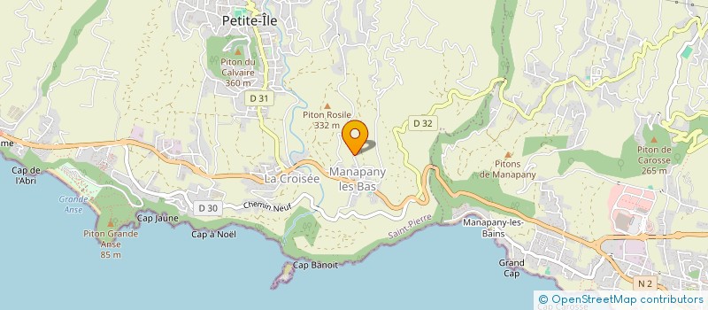 localisation de l'entreprise MADAME ALINE NARBE  PETITE-ILE