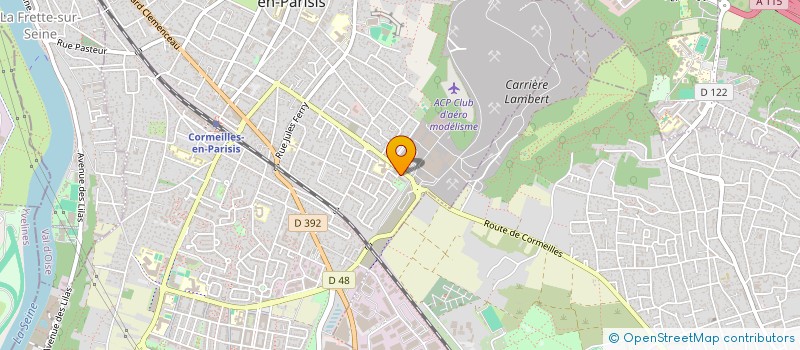 localisation de l'entreprise MADAME ALINE NELZI  CORMEILLES-EN-PARISIS