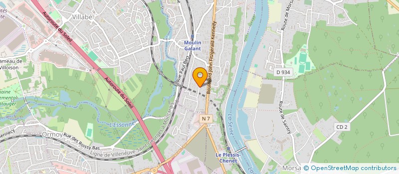 localisation de l'entreprise MADAME ALINE NEVES MACHADO à CORBEIL-ESSONNES