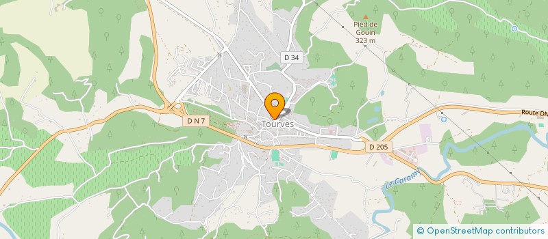 localisation de l'entreprise MADAME ALINE NGUYEN VAN THOI  TOURVES