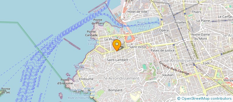 localisation de l'entreprise MADAME ALINE NOGIER  MARSEILLE