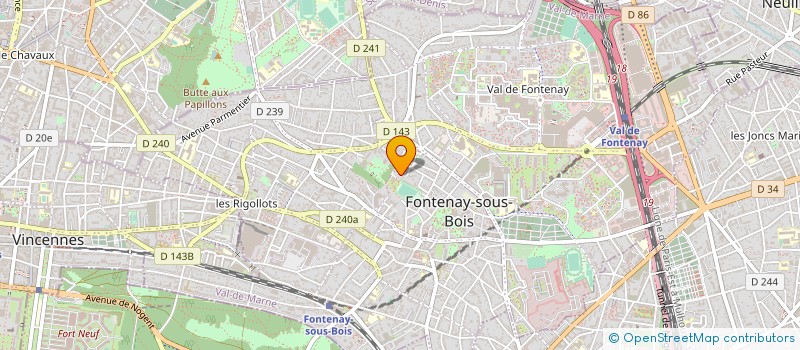 localisation de l'entreprise MADAME ALINE NOUTS à FONTENAY-SOUS-BOIS