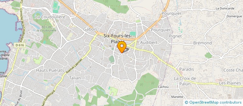 localisation de l'entreprise MADAME ALINE OLLIVE à SIX-FOURS-LES-PLAGES
