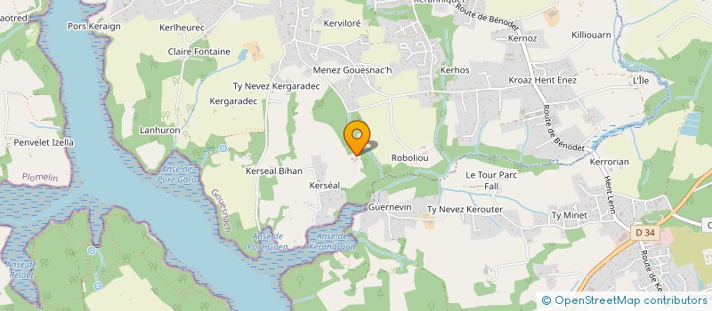 localisation de l'entreprise MADAME ALINE ORDRONNEAU  GOUESNACH