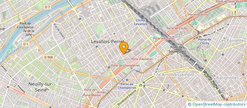 localisation de l'entreprise MADAME ALINE OSSEMAN à LEVALLOIS-PERRET