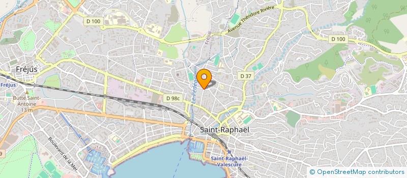 localisation de l'entreprise MADAME ALINE PACE  SAINT-RAPHAEL