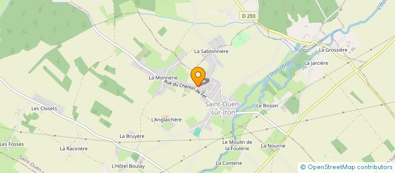 localisation de l'entreprise MADAME ALINE PANNIER à SAINT-OUEN-SUR-ITON