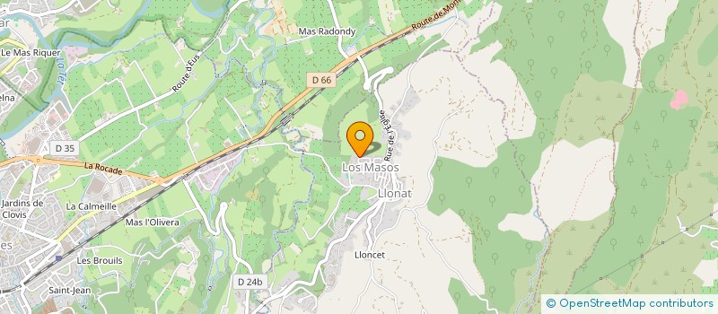 localisation de l'entreprise MADAME ALINE PARAIRE  LOS MASOS