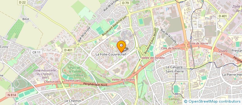 localisation de l'entreprise MADAME ALINE PAULMIER à HEROUVILLE-SAINT-CLAIR