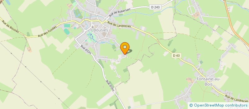 localisation de l'entreprise MADAME ALINE PAVOT  BOUSIES