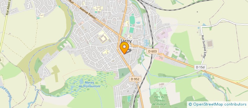 localisation de l'entreprise MADAME ALINE PECHEUR  JARNY