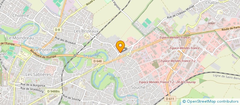 localisation de l'entreprise MADAME ALINE PERINEAU à NIORT
