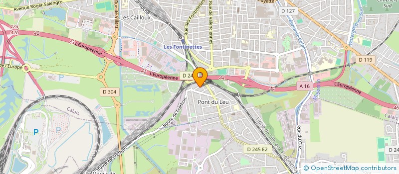 localisation de l'entreprise MADAME ALINE PERON  CALAIS