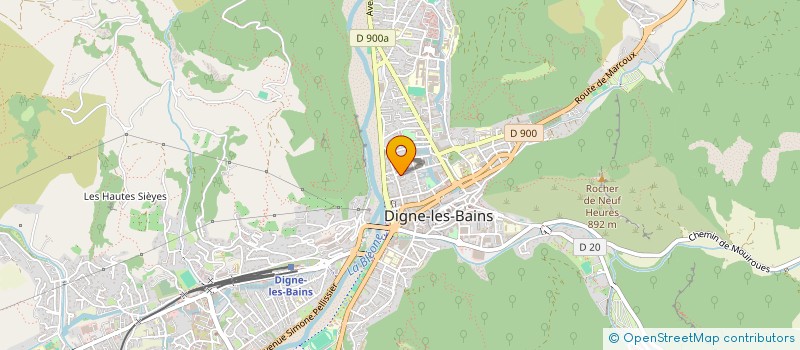 localisation de l'entreprise MADAME ALINE PERONNET à DIGNE-LES-BAINS
