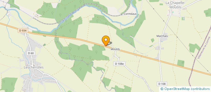 localisation de l'entreprise MADAME ALINE PERSIGNAT  LA CHAPELLE-MOUTILS