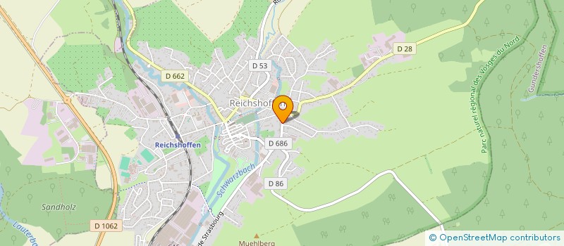 localisation de l'entreprise MADAME ALINE PFEIFFER  REICHSHOFFEN