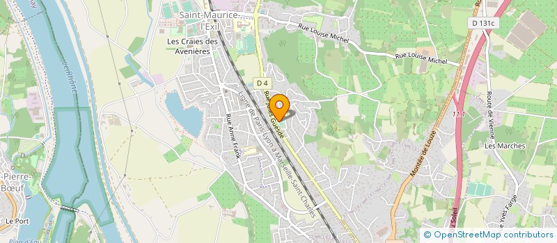 localisation de l'entreprise MADAME ALINE PICHAND à SAINT-MAURICE-L'EXIL