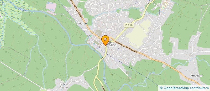 localisation de l'entreprise MADAME ALINE PINGUET  MIOS