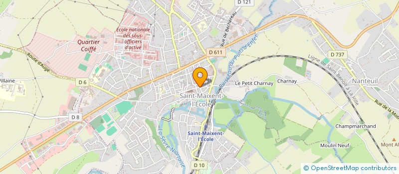 localisation de l'entreprise MADAME ALINE POMMIER  SAINT-MAIXENT-L'ECOLE