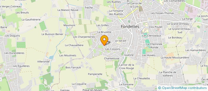 localisation de l'entreprise MADAME ALINE PONSADA  BEAUMONT-SUR-SARTHE