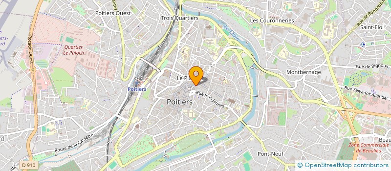 localisation de l'entreprise MADAME ALINE PONTOIZEAU  POITIERS