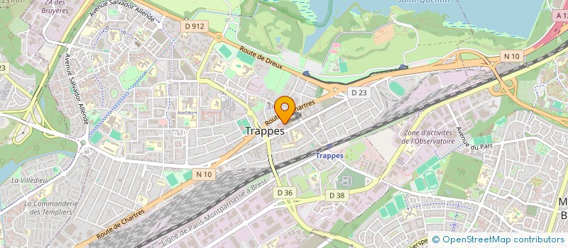 localisation de l'entreprise MADAME ALINE PORHEL  TRAPPES