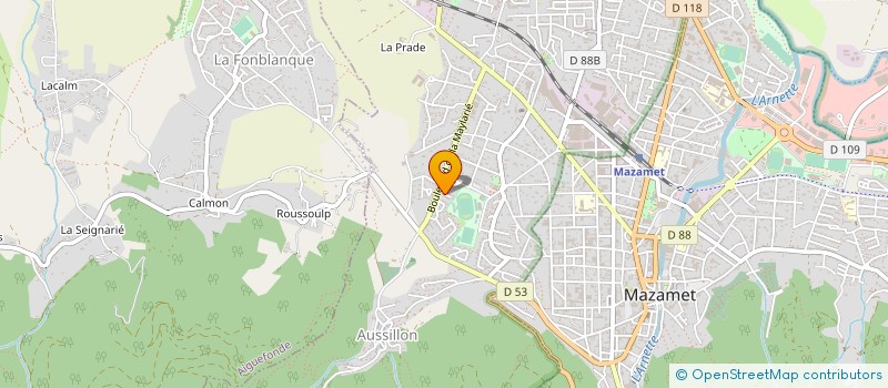 localisation de l'entreprise MADAME ALINE PROST à BELESTA